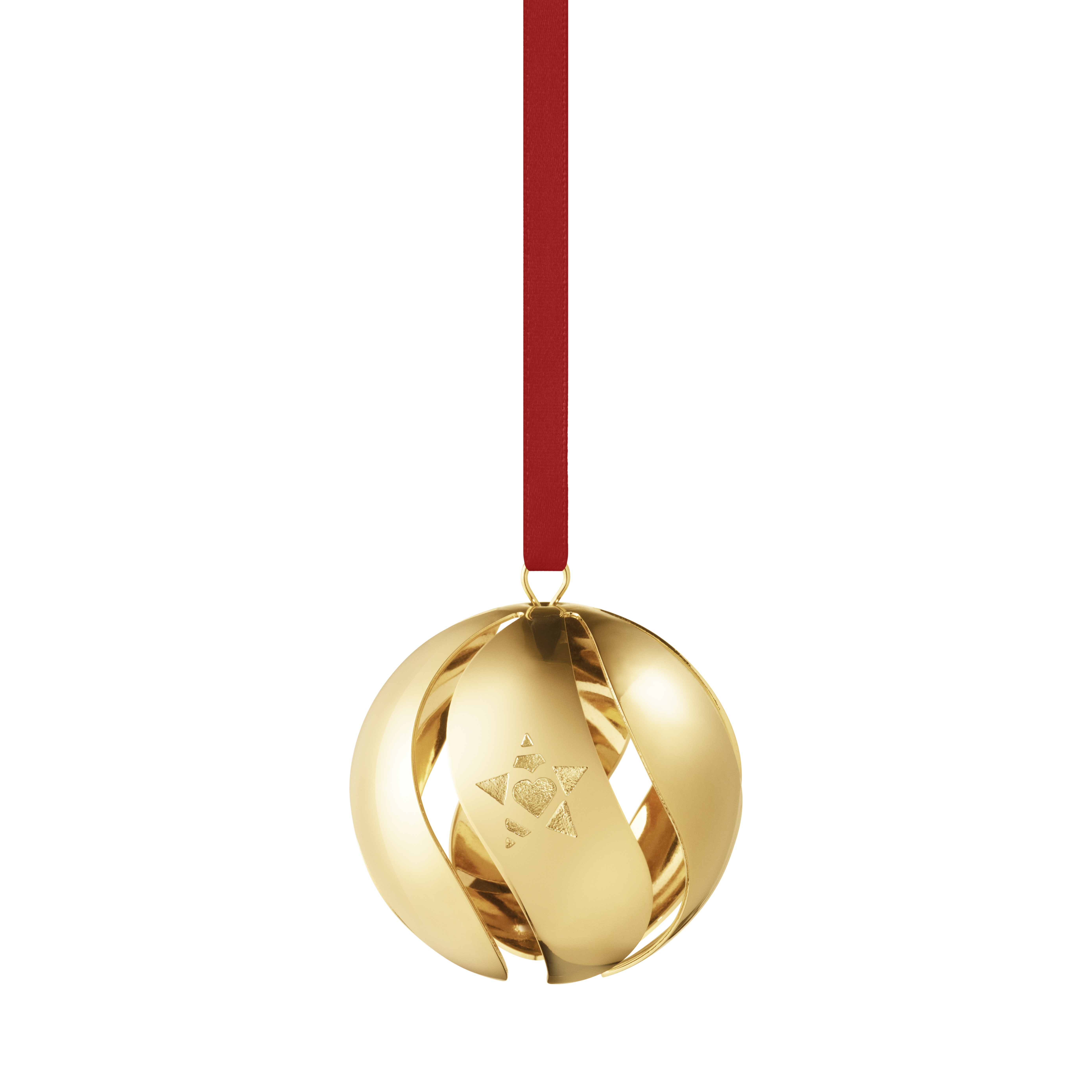 Christmas ball gold
